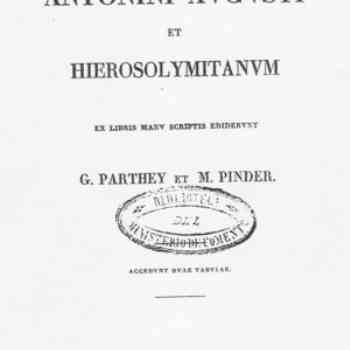Click para ampliar. Pulsa en el nombre para ver la ficha. ITINERARIO ANTONINO, 4